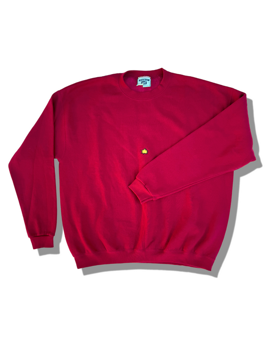 Maroon Sheeesh Crewneck Sweater